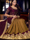 Wine Embroidered Silk Saree with Wine Blouse - VANYA