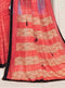 Cherry Tomato Red Digital Printed Georgette Saree with Short Pallu - VANYA