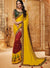 Vanya Zari Embroidered Yellow Silk Saree with Green Embroidered Blouse Designer Saree - VANYA