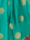 Vanya Zari Woven Teal Blue Silk Saree with Multicolour Designer Woven Blouse