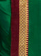 Dark Green Silk Saree with Dark Scarlet Maroon Blouse - VANYA